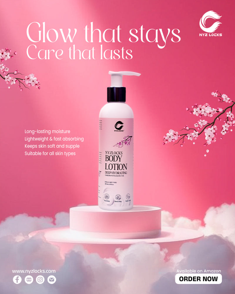 NYZLOCKS Hydrating Body Lotion – Deep Moisture & Skin Care